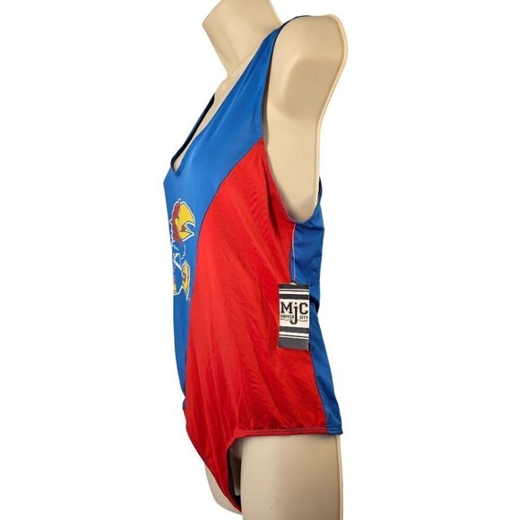 University of Kansas Jayhawks Sleeveless Body Suit ColorBlock Women Plus 2XL NWT - Picture 8 of 9
